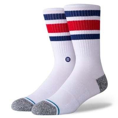 Stance Boyd Infiknit Sock - white/blue/red - view large