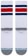 Stance Boyd Infiknit Sock - white/blue/red - reverse