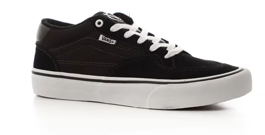 vans black black white