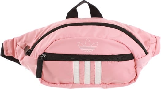 Adidas Originals National 3-Stripe Waist Pack - glory pink/white - view large