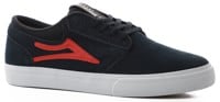 Lakai Griffin Skate Shoes - navy/red suede