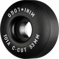 Mini Logo C-Cut Skateboard Wheels - black 2 (101a)
