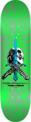 Powell Peralta Skull & Sword 8.0 247 Shape Skateboard Deck - green