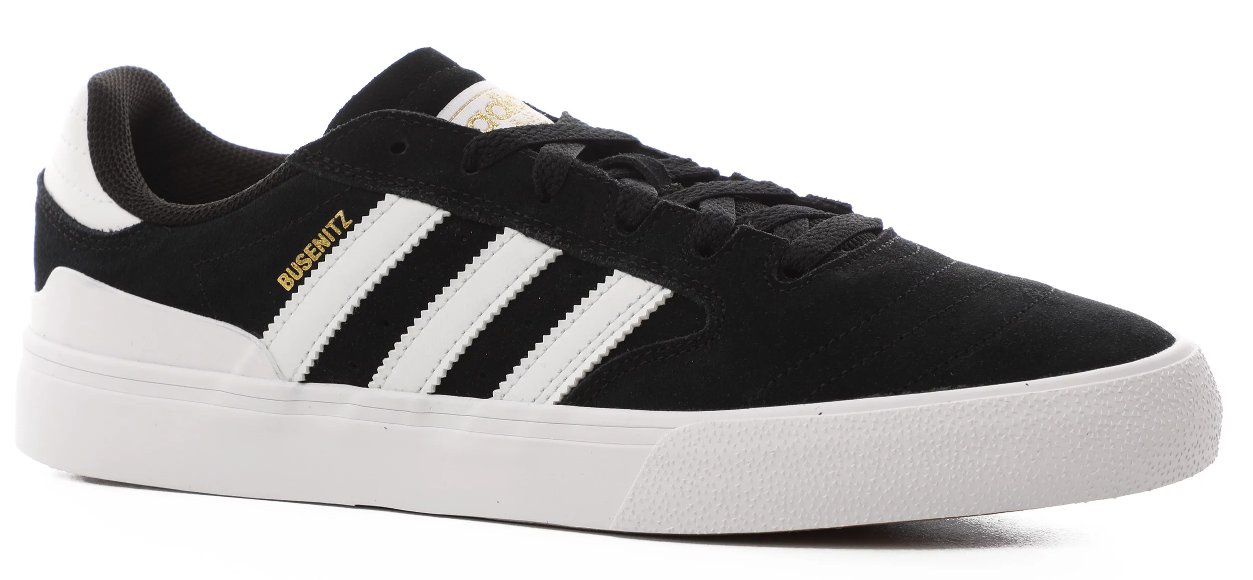 Adidas Busenitz Vulc II Skate Shoes - core black/footwear white - Free | Tactics