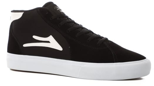 Lakai Flaco II Mid Skate Shoes - black suede - view large