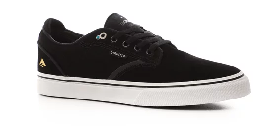 Emerica Dickson G6 Skate Shoes - black/white/gold