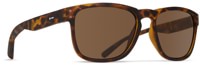 Dot Dash Bootleg Sunglasses - tortoise satin/bronze lens