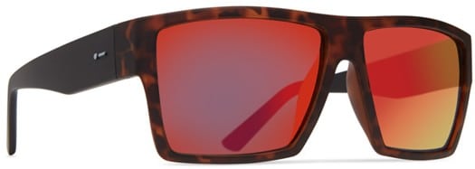 Dot Dash Nillionaire Sunglasses - dark tort black/red chrome lens - view large