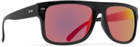 Dot Dash Sidecar Sunglasses - black gloss/red chrome lens