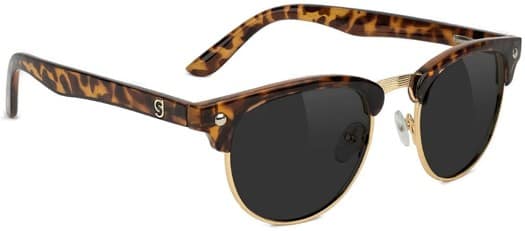Glassy Morrison Premium Polarized Sunglasses - tortoise/black polarized lens - view large