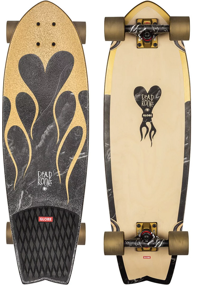 Globe Sun City 30" Complete Cruiser - dead kooks gold/marble - Free Shipping | Tactics