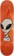 Alien Workshop Visitor 8.0 Skateboard Deck - orange