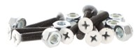 Bones Standard Phillips Skateboard Hardware - black/white