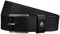 Nixon Americana Leather Belt - black/silver