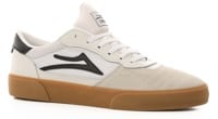 Lakai Cambridge Skate Shoes - white/black suede