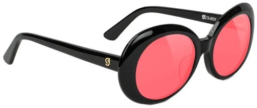 Glassy Burt Premium Plus Polarized Sunglasses - black/red polarized lens - view large