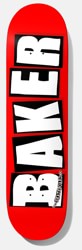 Baker Brand Logo 8.25 Skateboard Deck - white