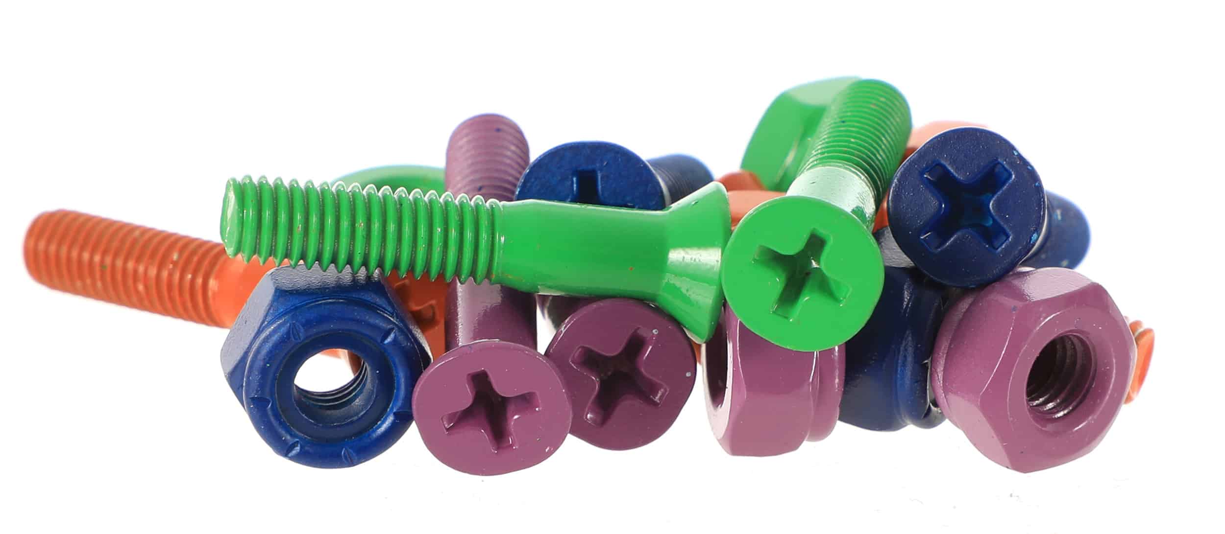 Pig Pig Bolts Phillips Skateboard Hardware neon Tactics