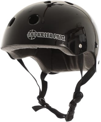 187 Killer Pads Pro Skate Sweatsaver Helmet - glossy black - view large