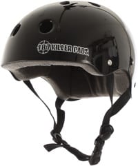187 Killer Pads Pro Skate Sweatsaver Helmet - glossy black