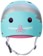 Triple Eight THE Certified Sweatsaver Skate Helmet - teal hologram - reverse