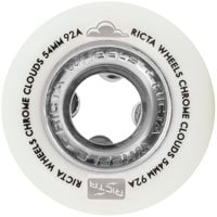 Ricta Clouds 92a Skateboard Wheels - white/chrome (92a)