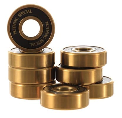 Nothing Special Kevin White Pro Skateboard Bearings - gold - view large