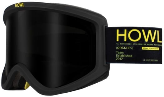 Howl Odyssey Goggles + Bonus Lens - black/black smoke mirror lens + rose lens - view large