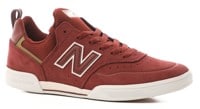 New Balance Numeric 288 Sport Skate Shoes - burgundy/white