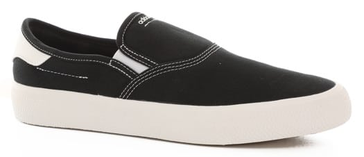 black adidas slip on