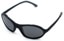 black/smoke polarized lens