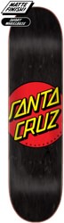 Santa Cruz Classic Dot 8.25 Skateboard Deck - black