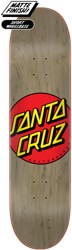 Santa Cruz Classic Dot 8.375 Skateboard Deck - grey
