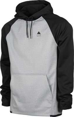 Burton Crown Weatherproof Fleece Hoodie - gray heather/true black - view large