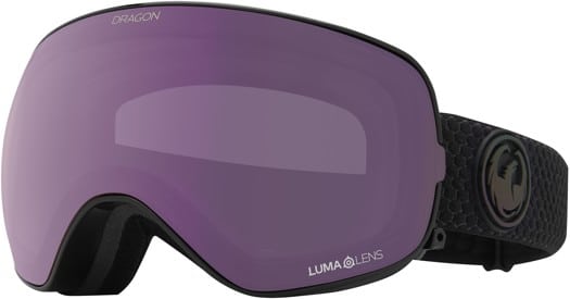 Dragon X2s Goggles + Bonus Lens - split/lumalens violet + lumalens purple ion lens - view large