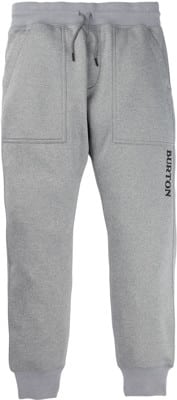 Burton Oak Fleece Pants - gray heather v1 - view large