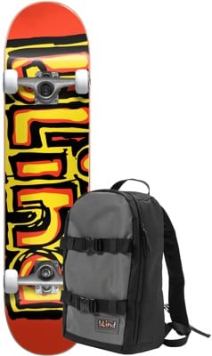 Blind Matte OG 7.75 Complete Skateboard (w/ Backpack) - bright red - view large