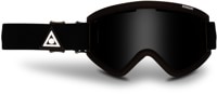 Ashbury Blackbird Goggles + Bonus Lens - black triangle/dark smoke lens + yellow lens