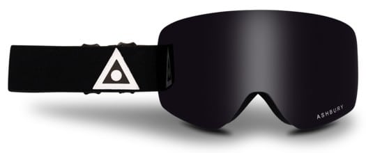 Ashbury Sonic Goggles + Bonus Lens - black triangle/dark smoke lens + yellow lens - view large