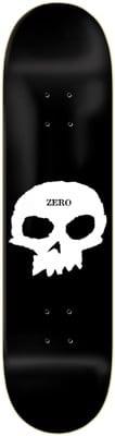 Zero Single Skull 8.0 Skateboard Deck - black/white - view large
