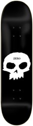 Zero Single Skull 8.0 Skateboard Deck - black/white