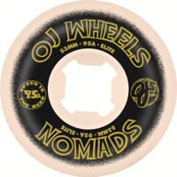 OJ Elite Nomads Skateboard Wheels - white/black (95a)