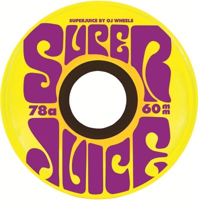 OJ Super Juice Cruiser Skateboard Wheels - yellow (78a) - view large