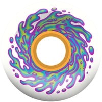Santa Cruz Slime Balls Cruiser Skateboard Wheels - white/orange (78a)