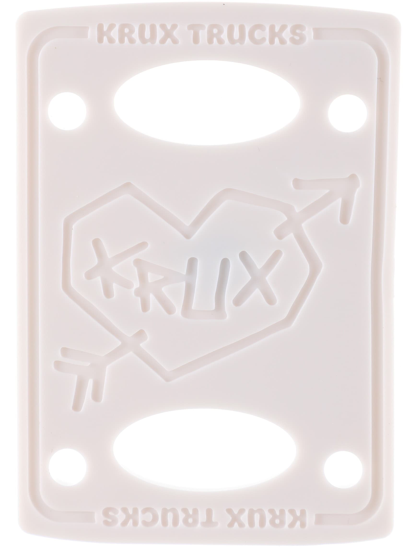 Krux Standard Skateboard Risers white Tactics