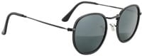 Glassy Hudson Polarized Sunglasses - matte black/black polarized lens