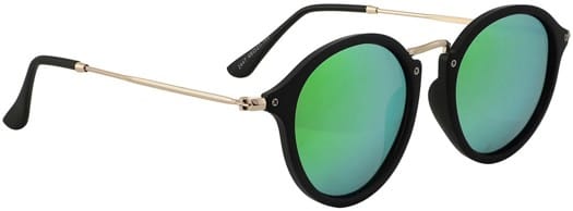 Glassy Klein Polarized Sunglasses - black/green mirror polarized lens - view large