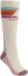 Burton Women's Emblem Midweight Snowboard Socks - creme brulee