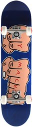 Toy Machine Fists 7.375 Mini Complete Skateboard - blue