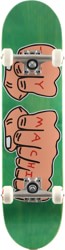 Toy Machine Fists 7.375 Mini Complete Skateboard - green